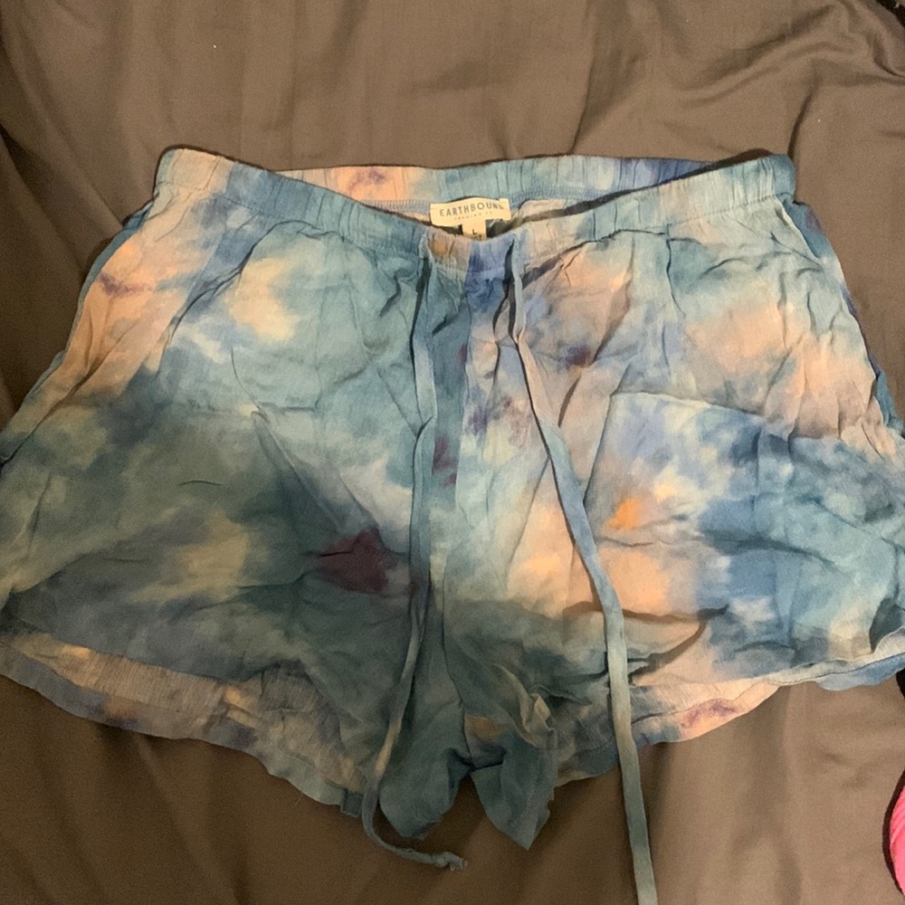Blue and Orange Earthbound Shorts
